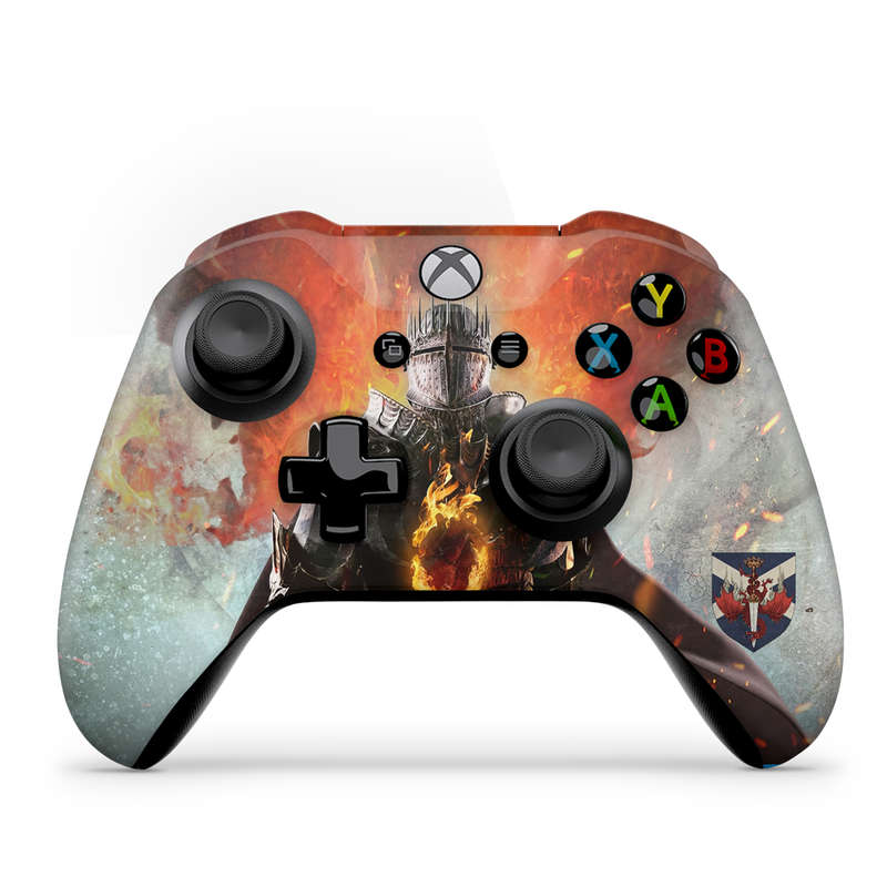 SkinNit Decal Sticker Skin For Xbox One X: Dragon Domga II