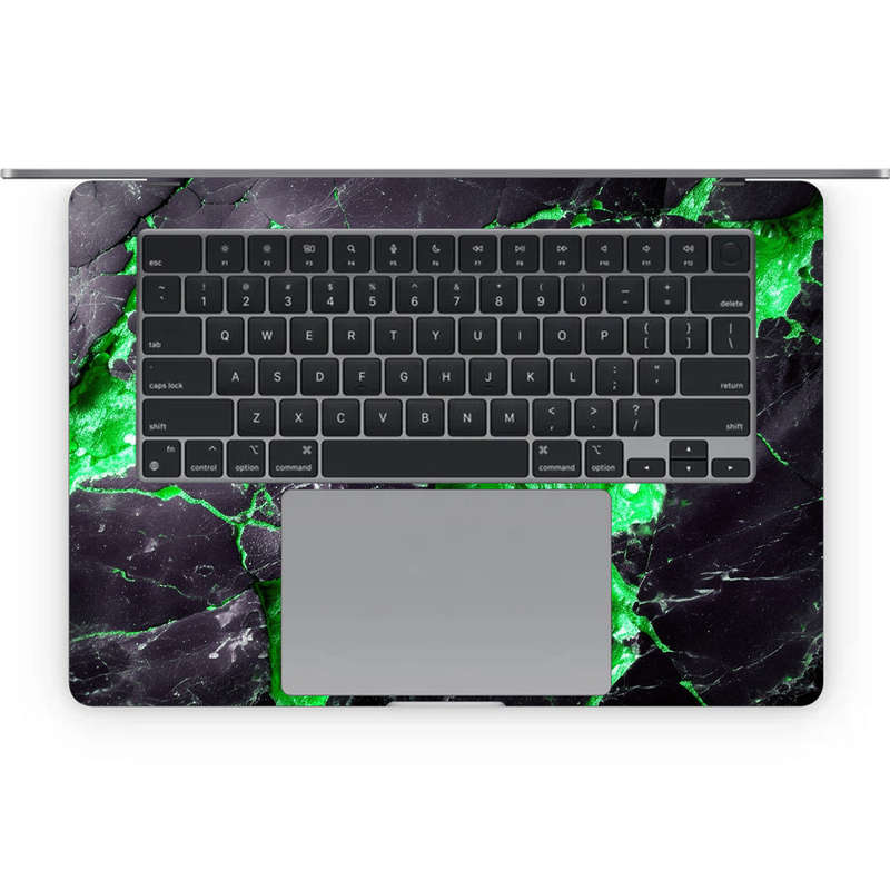 Apple MacBook Decal Skin Sticker: Carbon Stone Green