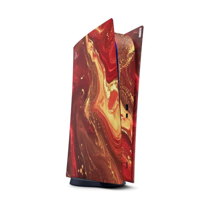 Decal Sticker Skin For PS5 Digital: Fluid Abstract Art