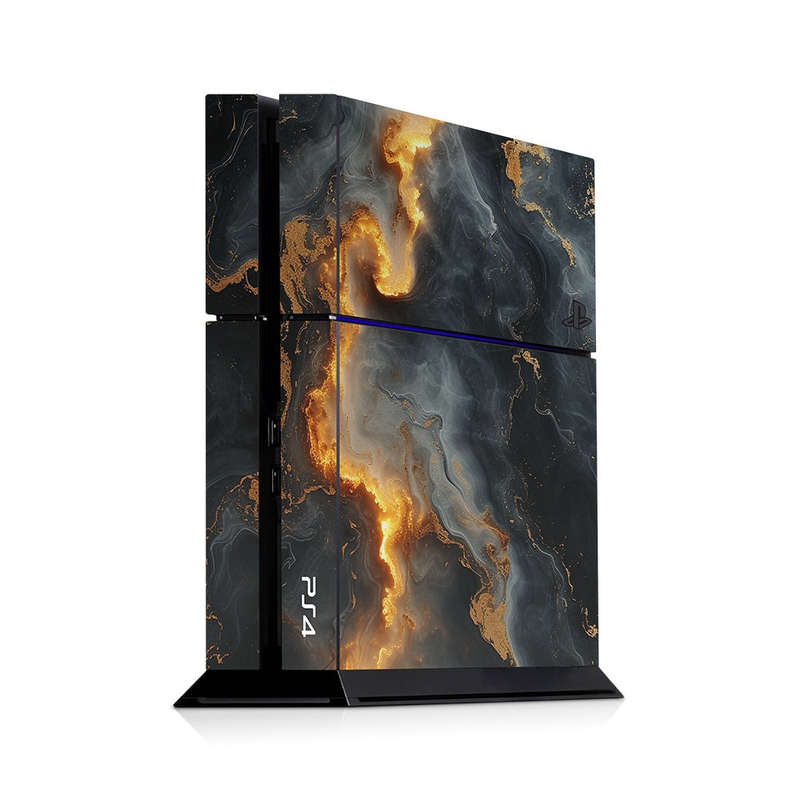 Decal Skin Sticker for PS4: Marbled Deep Glow