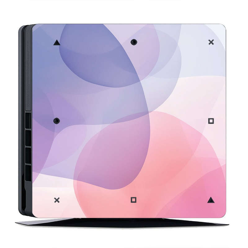 Decal Skin Sticker for PS4 Slim: Soft Pastel Fusion