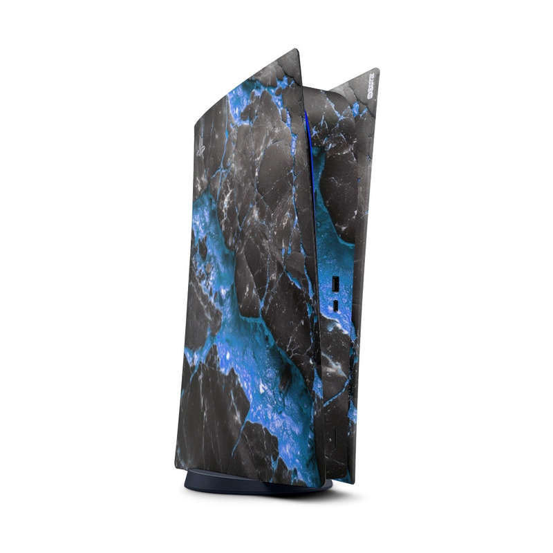 Decal Sticker Skin For PS5 Digital: Carbon Stone Blue