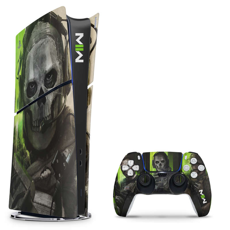 SkinNit Decal Sticker Skin For PS5 Slim Digital : Modern Warfare II