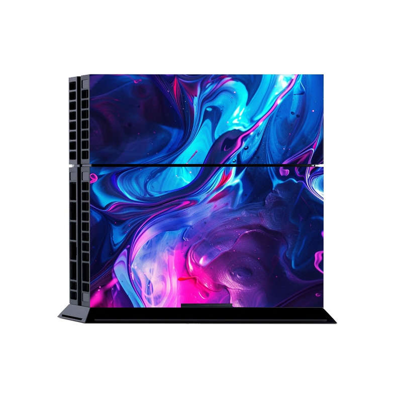 Decal Skin Sticker for PS4: Abundant Fluid Art