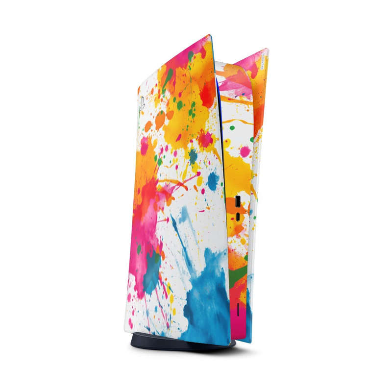 Decal Sticker Skin For PS5 Digital: Colorful Paint Splash