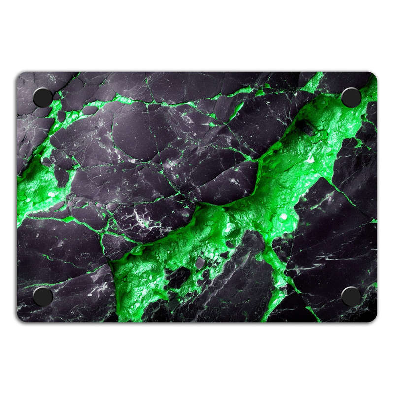 Apple MacBook Decal Skin Sticker: Carbon Stone Green