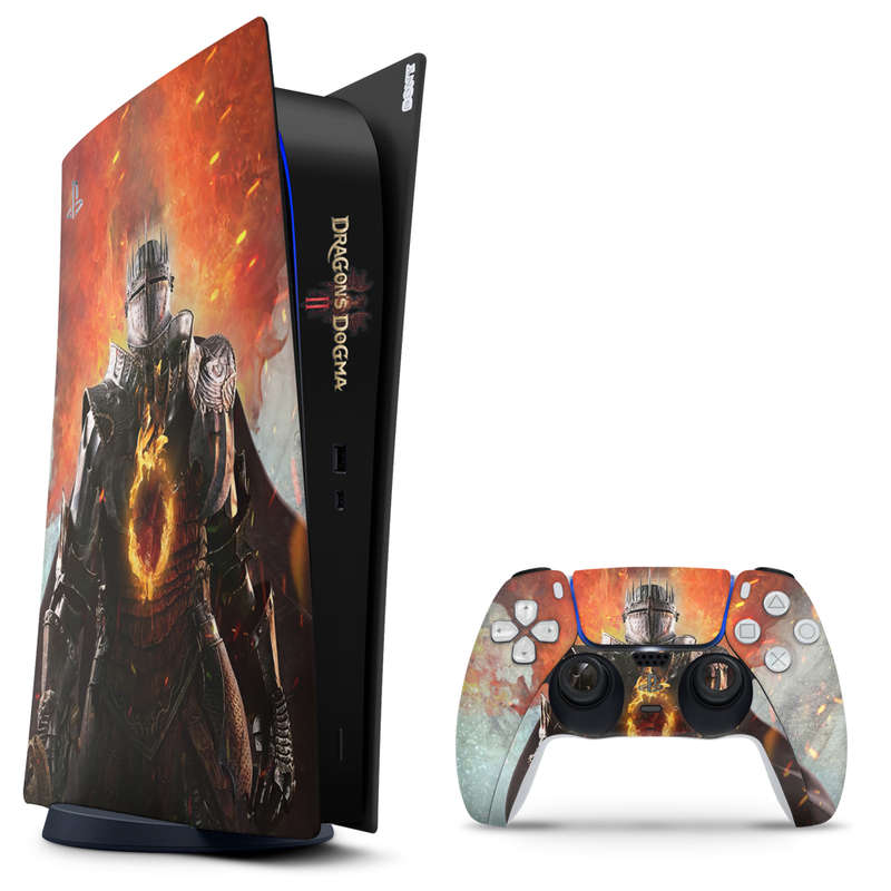 SkinNit Decal Sticker Skin For PS5 Digital (No Disk): Dragon Dogma II