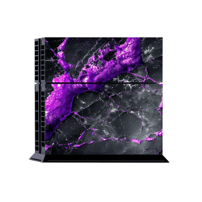 Decal Skin Sticker for PS4: Carbon Stone Purple