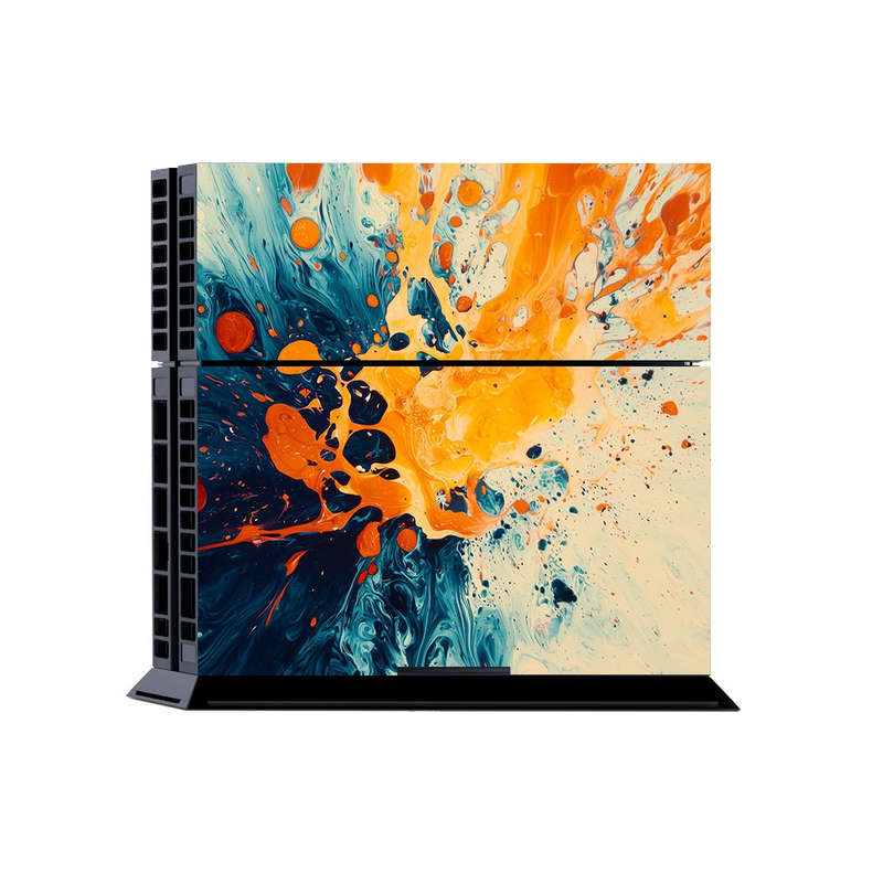 Decal Skin Sticker for PS4: Abstract Splash Art