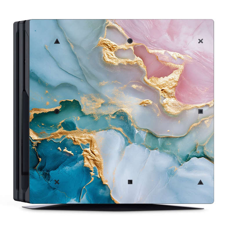 Decal Skin Sticker for PS4 Pro: Marble Pastel Fusion