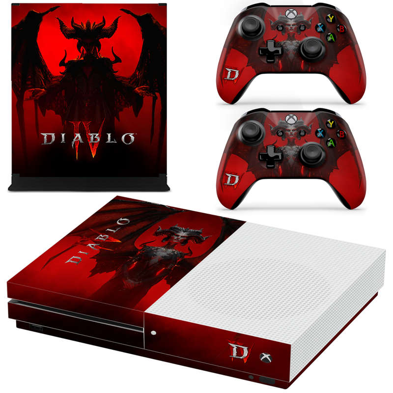 SkinNit Decal Sticker Skin For Xbox One S: Diablo IV