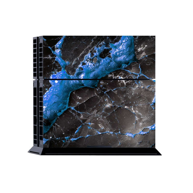 Decal Skin Sticker for PS4: Carbon Stone Blue