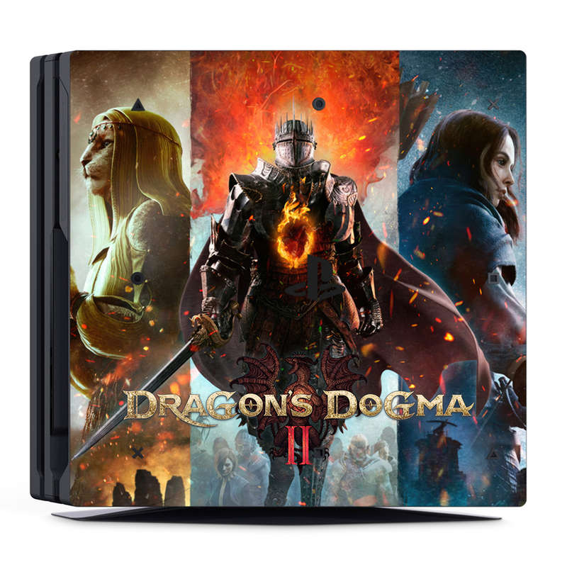 SkinNit Decal Sticker Skin For PS4 Pro: Dragon Dogma II