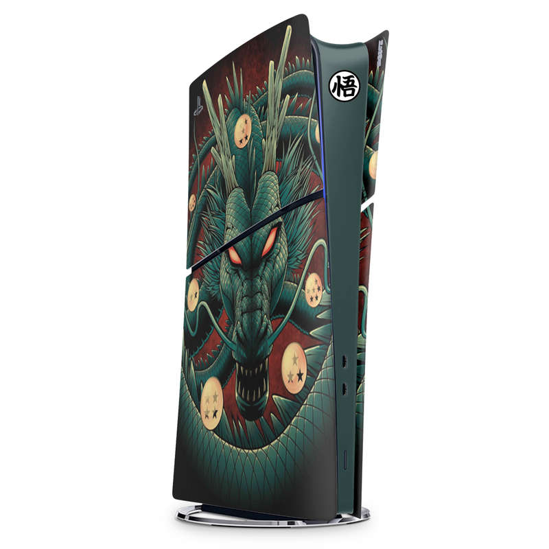 SkinNit Decal Sticker Skin For PS5 Slim Digital : Dragon Ball Z