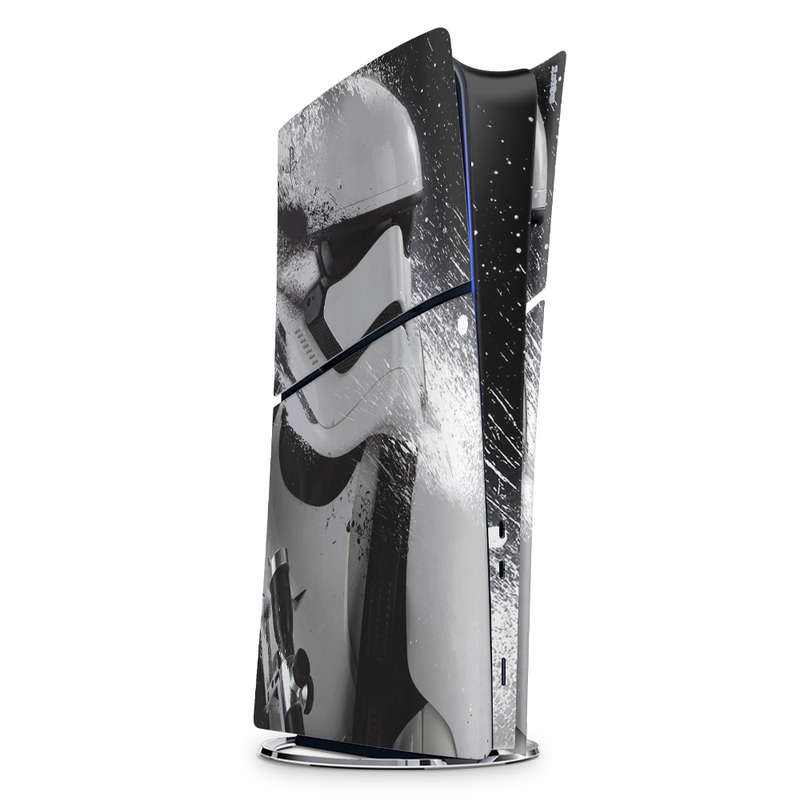 SkinNit Decal Sticker Skin For PS5 Slim Digital : Stormtrooper