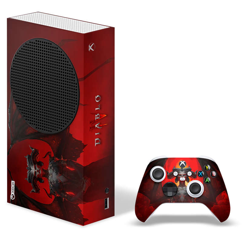 SkinNit Decal Sticker Skin For Xbox Series S: Diablo IV