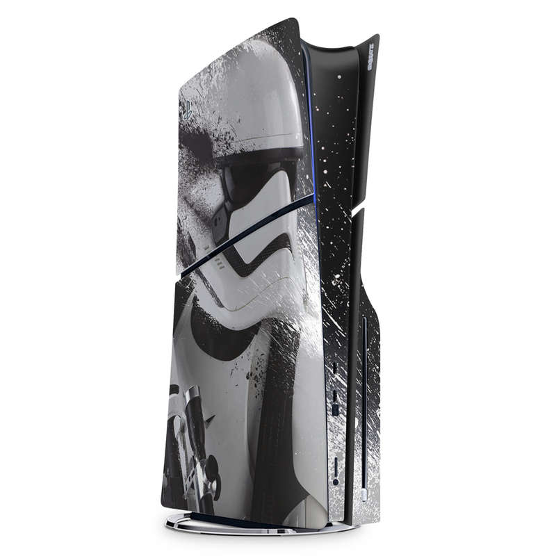 SkinNit Decal Sticker Skin For PS5 Slim : Stormtrooper
