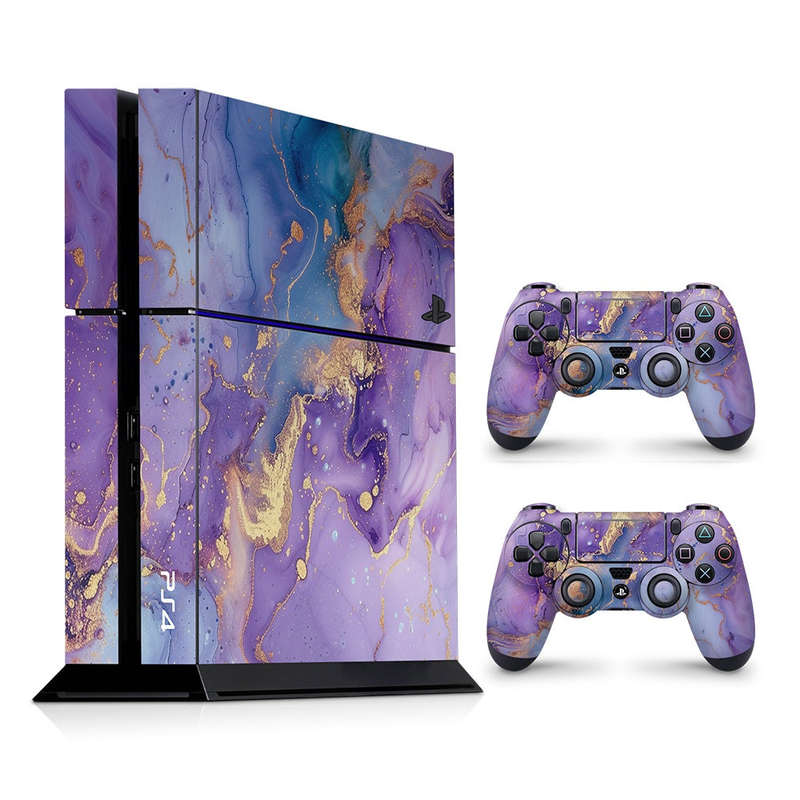 Decal Skin Sticker for PS4: Abstract Purple Marble