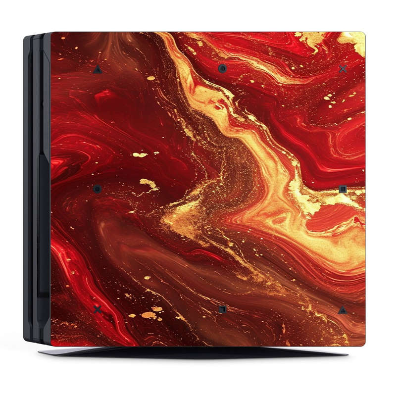 Decal Skin Sticker for PS4 Pro: Fluid Abstract Art