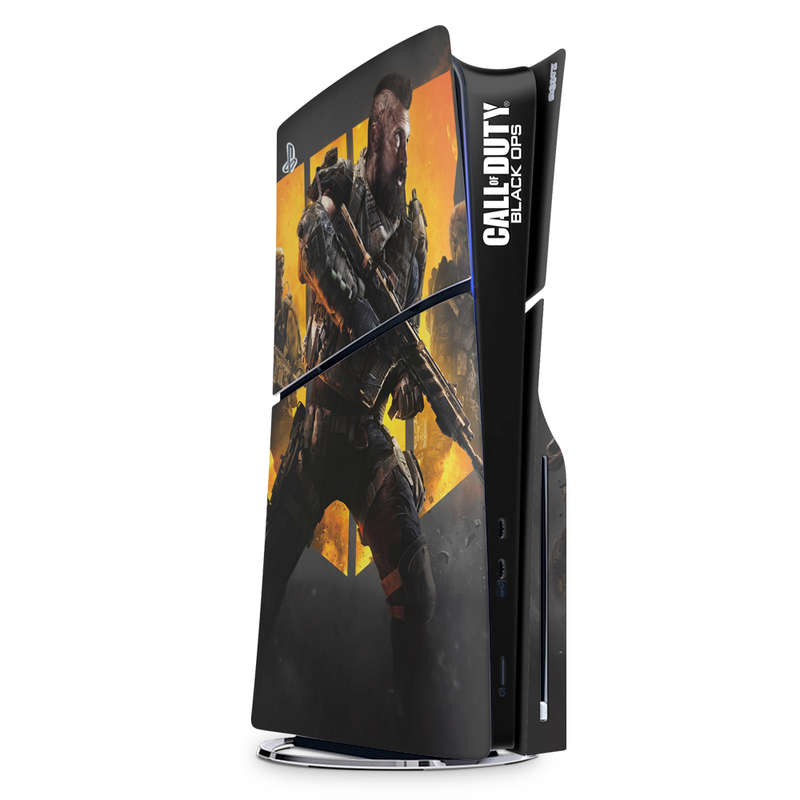 SkinNit Decal Sticker Skin For PS5 Slim : Black Ops 4 2021
