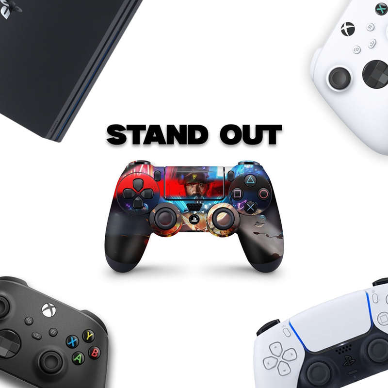 Decal Skin Sticker for PS4: Fluid Abstract Art