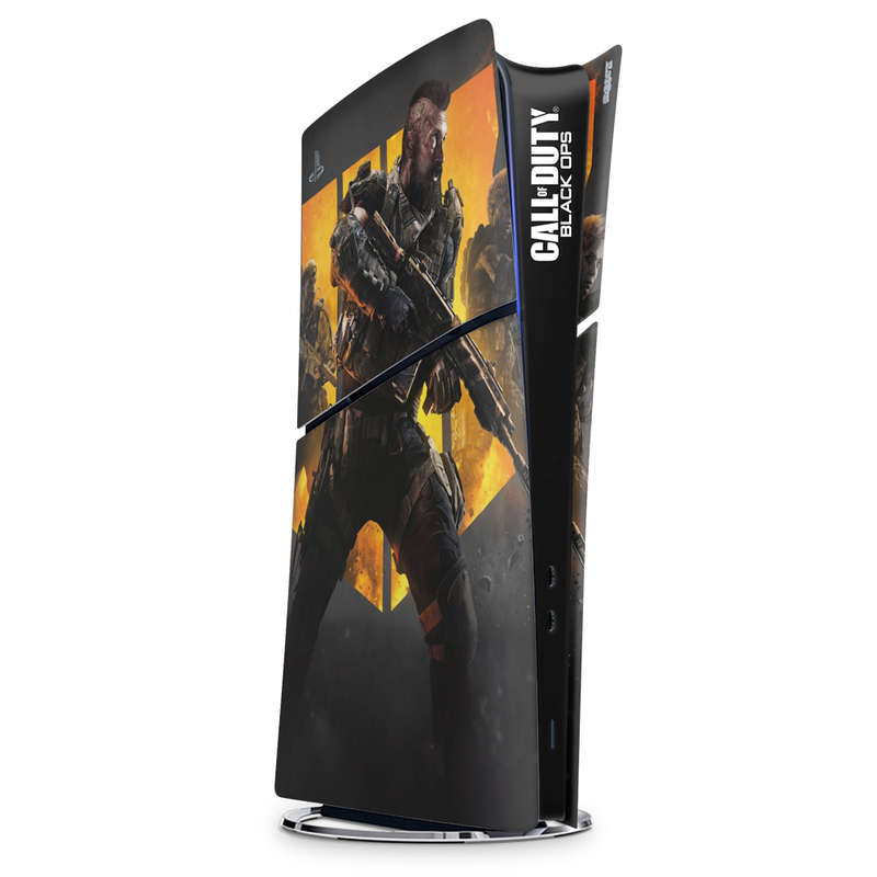 SkinNit Decal Sticker Skin For PS5 Slim Digital : Black Ops 4 2021