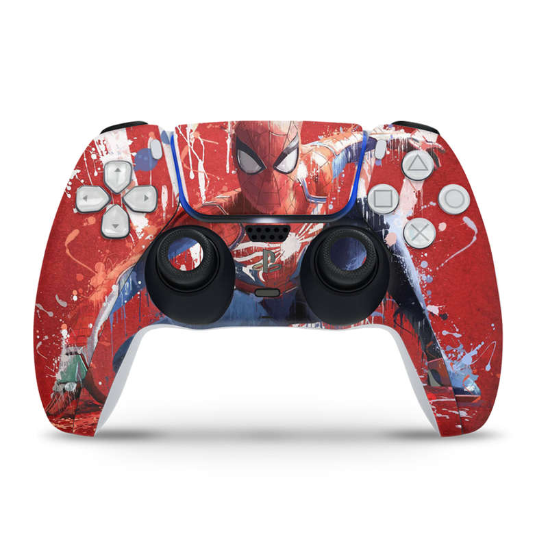 SkinNit Decal Sticker Skin For PS5 Slim : Spider-Man