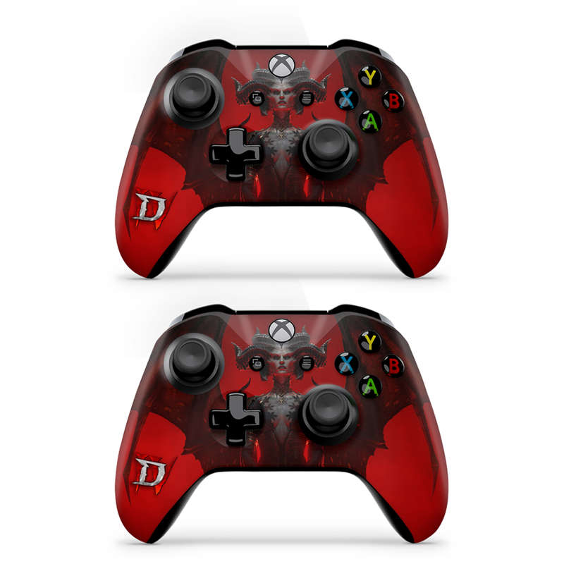 SkinNit Decal Sticker Skin For Xbox One S: Diablo IV