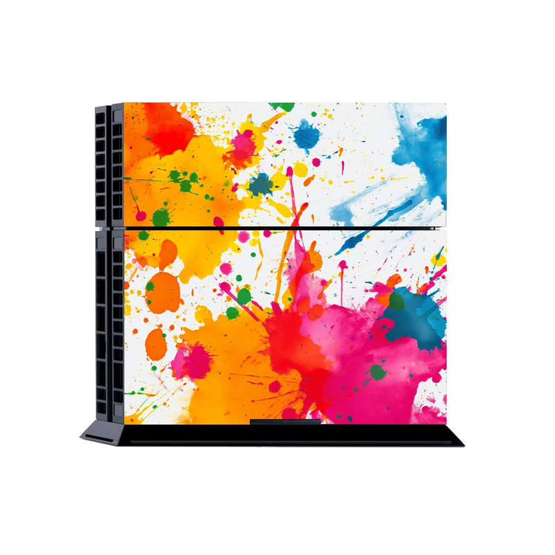 Decal Skin Sticker for PS4: Colorful Paint Splash