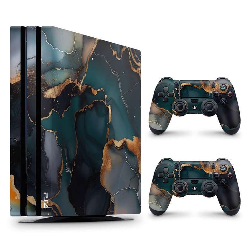 Decal Skin Sticker for PS4 Pro: Abstract Deep Marble