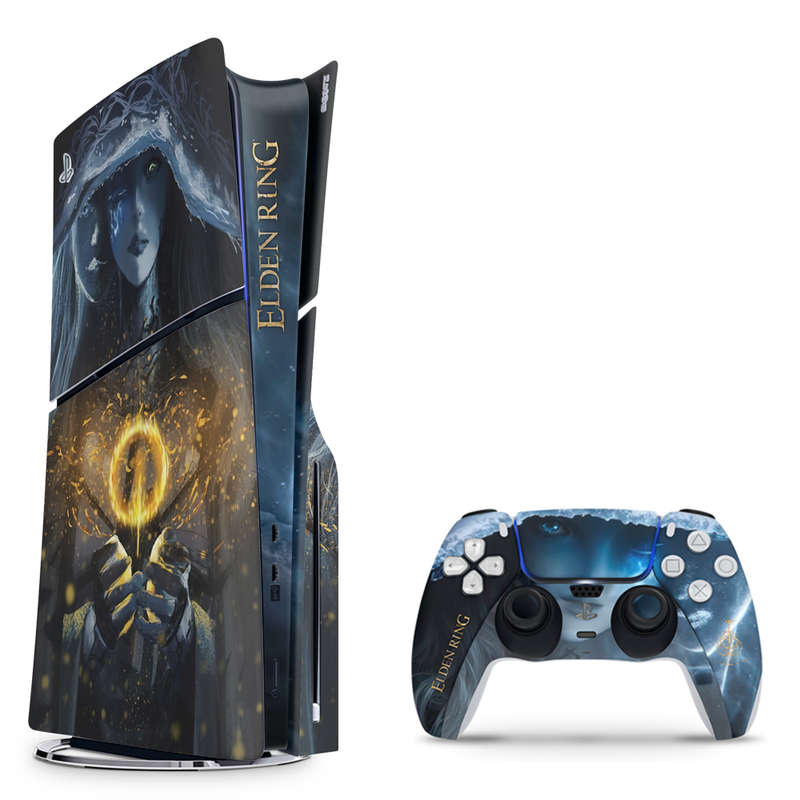 SkinNit Decal Sticker Skin For PS5 Slim : Elden Ring