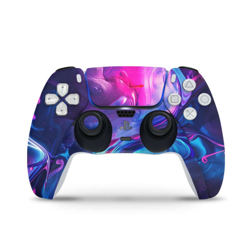 Decal Sticker Skin For PS5 Digital: Abundant Fluid Art