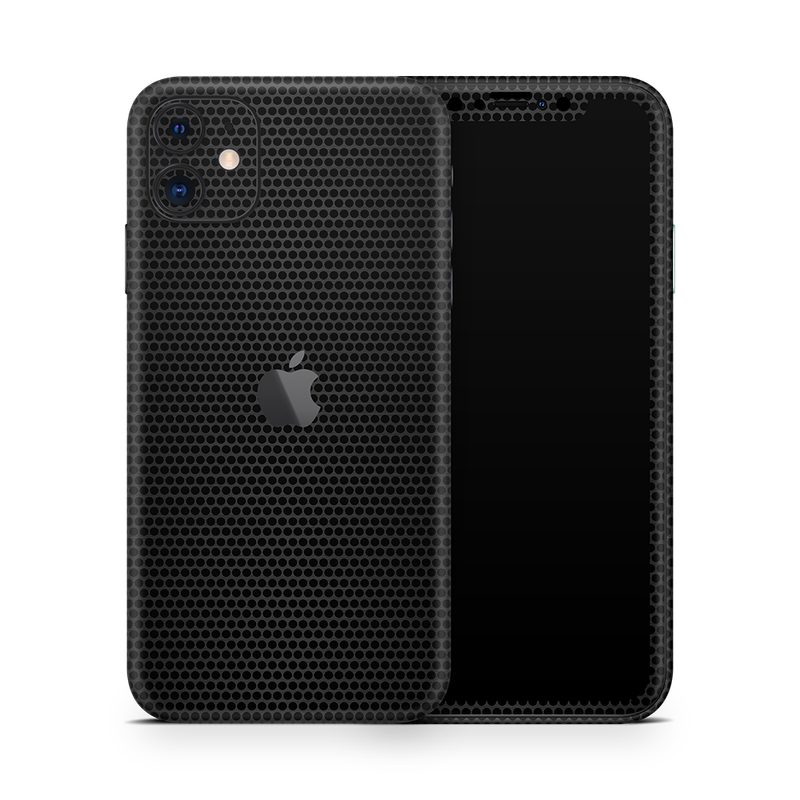 SkinNit Decal Sticker Skin Apple iPhone 11 Matrix Black (Decal Skin)