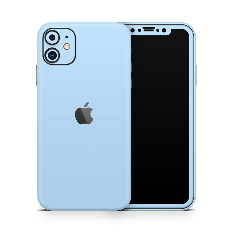 SkinNit Decal Sticker Skin Apple iPhone 11 Pastel Blue (Decal Skin)