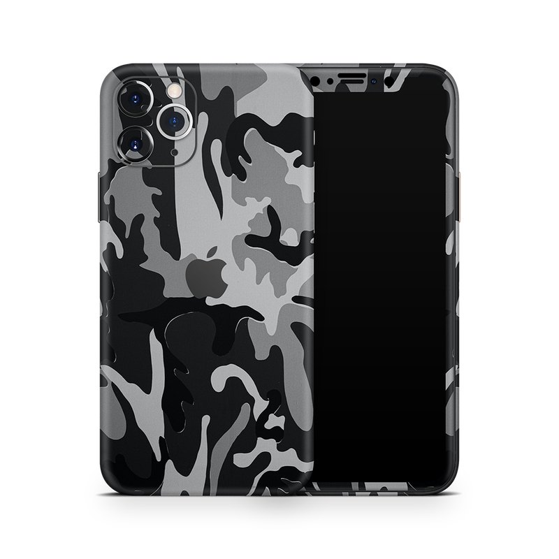 SkinNit Decal Sticker Skin Apple iPhone 11 Pro Max Camo Snow (Decal Skin)
