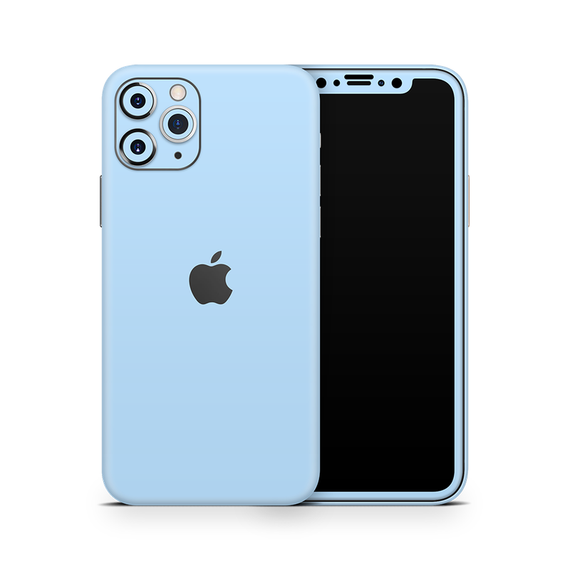SkinNit Decal Sticker Skin Apple iPhone 11 Pro Pastel Blue (Decal Skin)