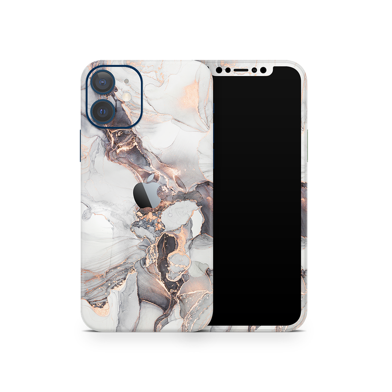 SkinNit Decal Sticker Skin Apple iPhone 12 Mini Marble Mystic (Decal Skin)