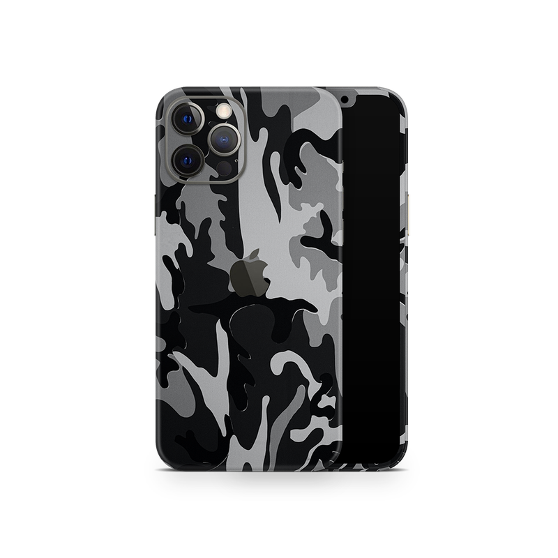 SkinNit Decal Sticker Skin Apple iPhone 12 Pro Camo Snow (Decal Skin)