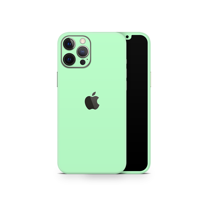 SkinNit Decal Sticker Skin Apple iPhone 12 Pro Max Pastel Green (Decal Skin)