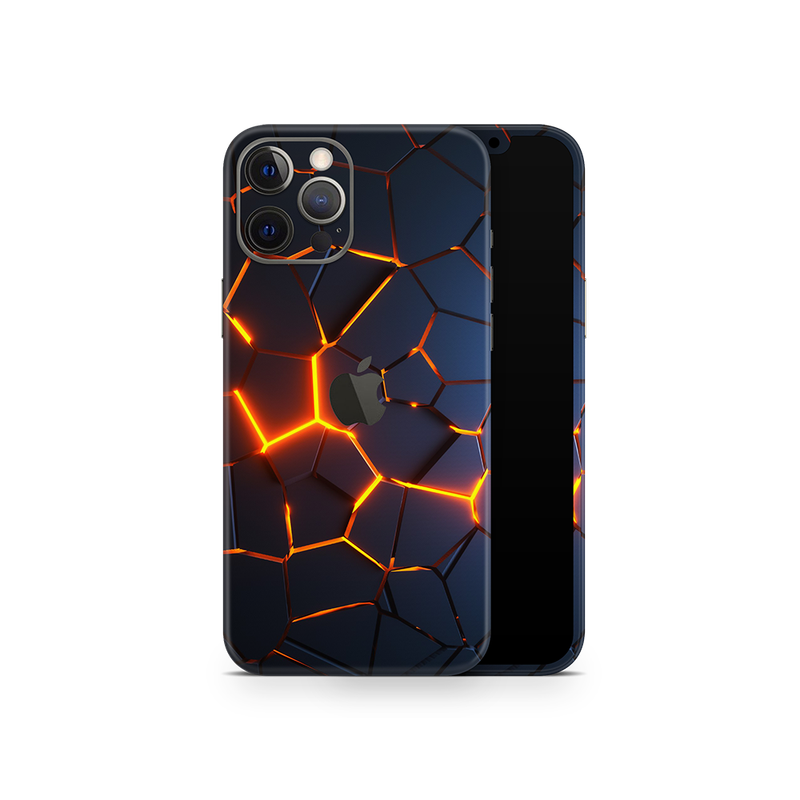 SkinNit Decal Sticker Skin Apple iPhone 12 Pro Max Premium Lava (Decal Skin)