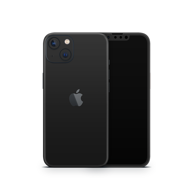 SkinNit Decal Sticker Skin Apple iPhone 13 Matte Black (Decal Skin)