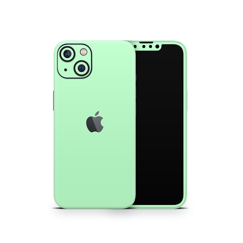 SkinNit Decal Sticker Skin Apple iPhone 13 Pastel Green (Decal Skin)