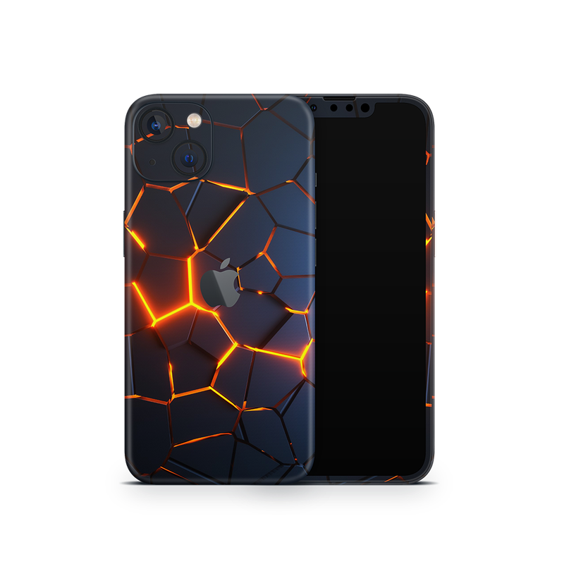 SkinNit Decal Sticker Skin Apple iPhone 13 Mini Premium Lava (Decal Skin)