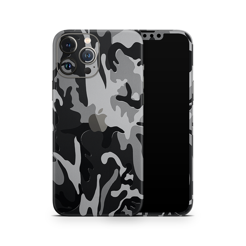 SkinNit Decal Sticker Skin Apple iPhone 13 Pro Camo Snow (Decal Skin)