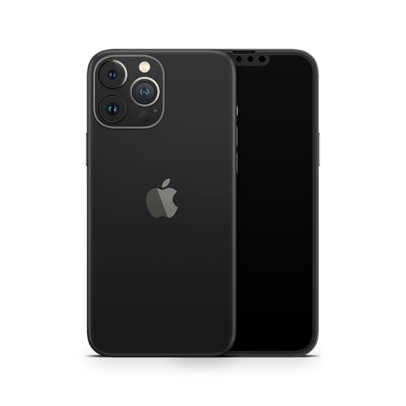 SkinNit Decal Sticker Skin Apple iPhone 13 Pro Matte Black (Decal Skin)
