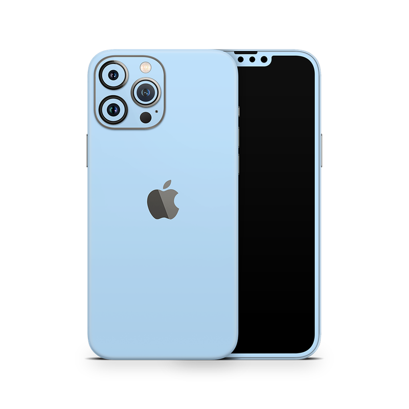SkinNit Decal Sticker Skin Apple iPhone 13 Pro Max Pastel Blue (Decal Skin)