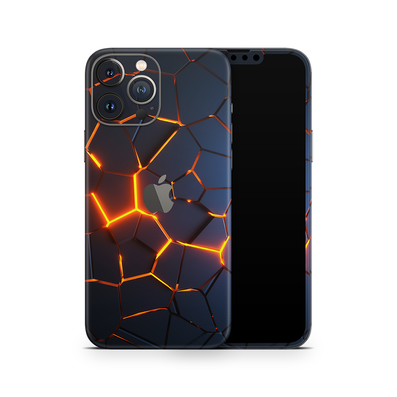 SkinNit Decal Sticker Skin Apple iPhone 13 Pro Max Premium Lava (Decal Skin)