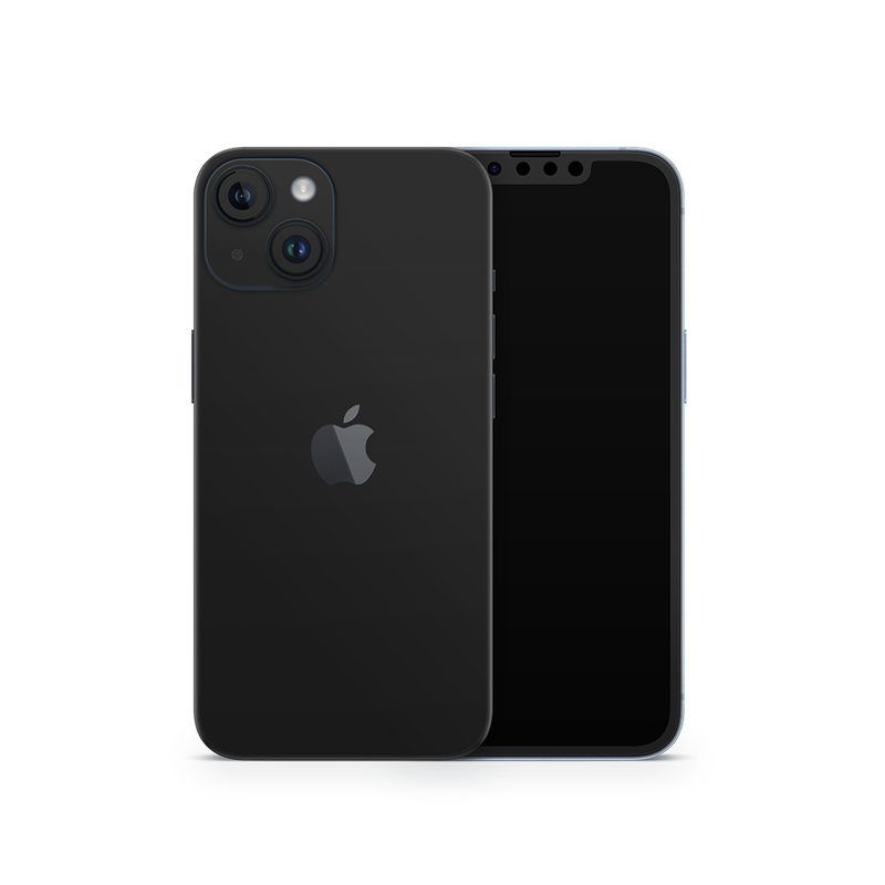 SkinNit Decal Sticker Skin Apple iPhone 15 Plus Matte Black