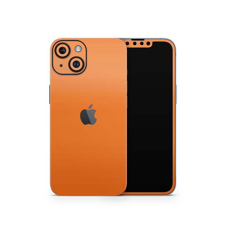 SkinNit Decal Sticker Skin Apple iPhone 15 Plus Matte Orange