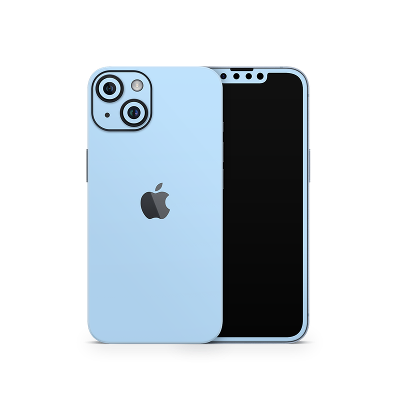 SkinNit Decal Sticker Skin Apple iPhone 15 Plus Pastel Blue